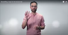 Storytelling: 5 tips for the lecture hall